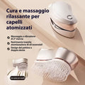 FIXORA™ Spazzola Massaggiante Elettrica | Applicatore Siero e Nebulizzatore