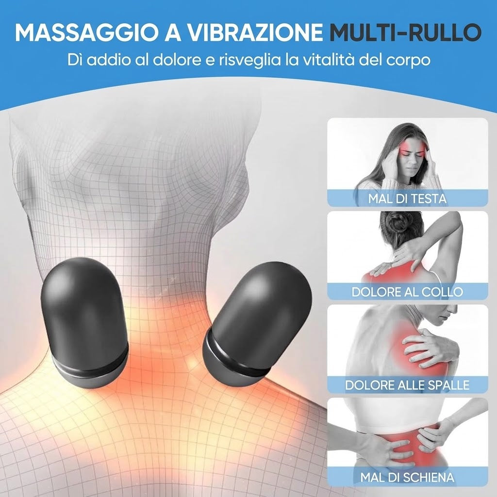 FIXORA™ Cuscino Ergonomico per Trazione Cervicale | Sollievo e Relax per Collo e Spalle