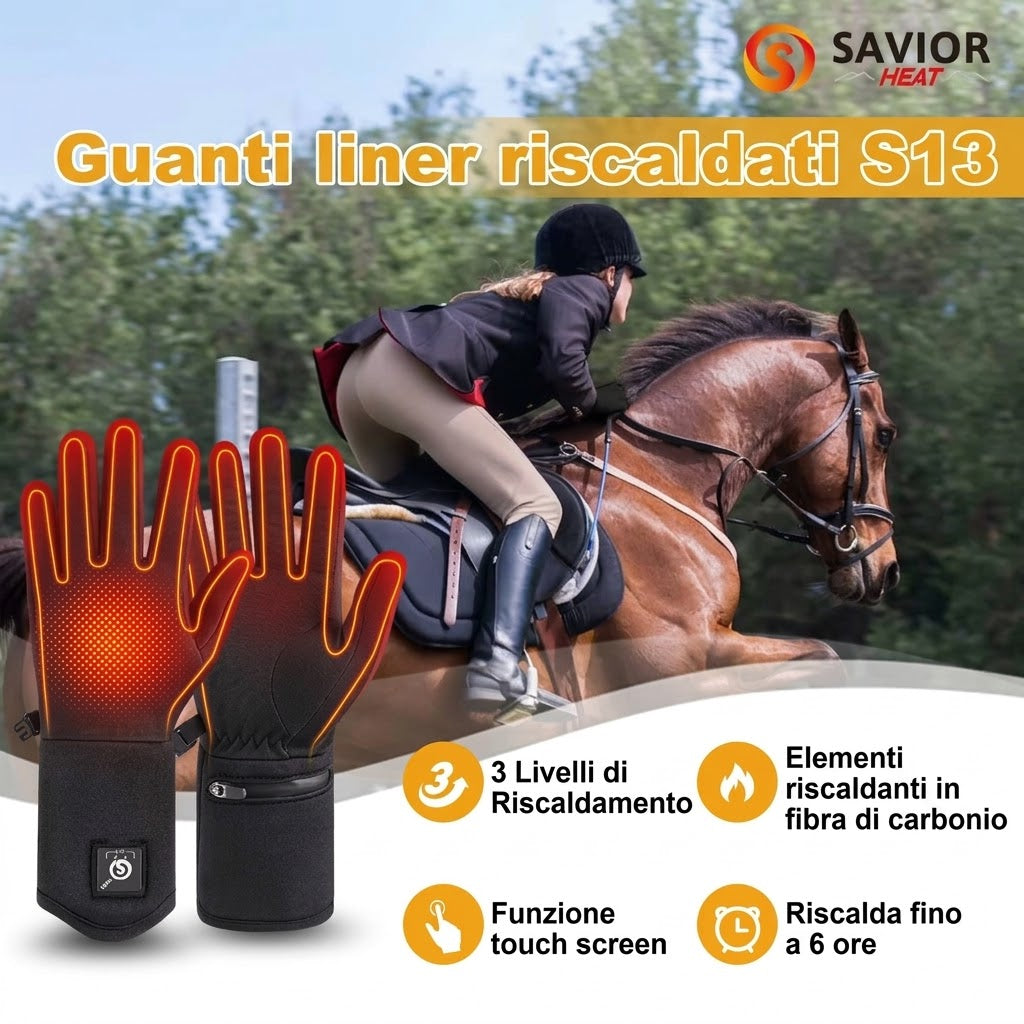 FIXORA™ Guanti Termici Ricaricabili Pro | Calore Estremo per Inverno e Moto