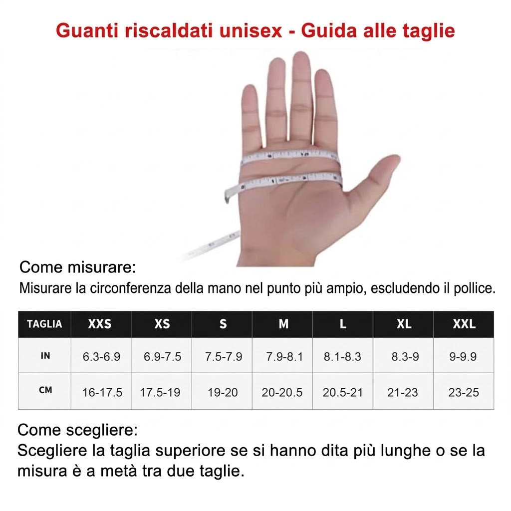 FIXORA™ Guanti Termici Ricaricabili Pro | Calore Estremo per Inverno e Moto