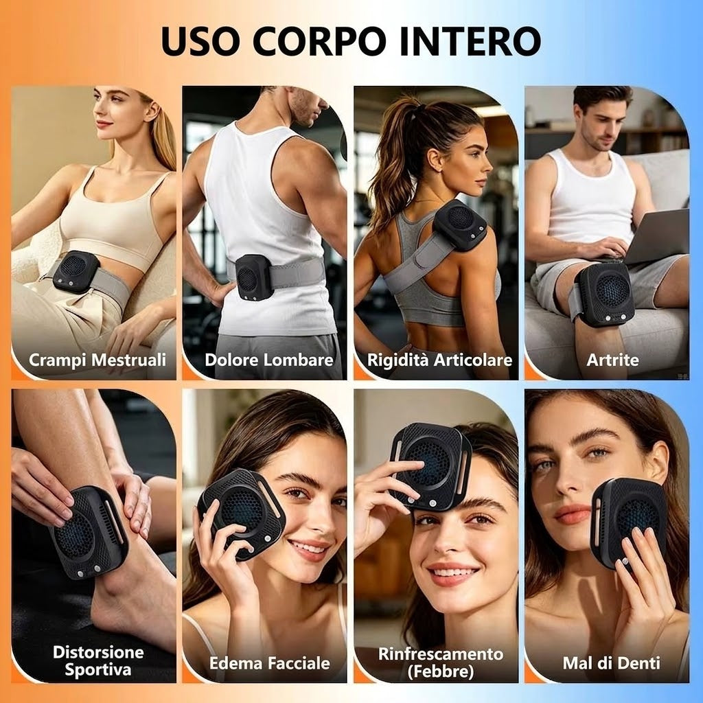 FIXORA™ Dispositivo Smart Terapia Caldo-Freddo | Sollievo Immediato per Muscoli e Articolazioni