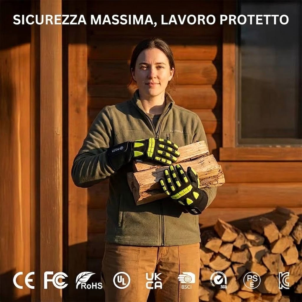 FIXORA™ Guanti Riscaldati Smart | Protezione Termica Estrema per Moto e Outdoor
