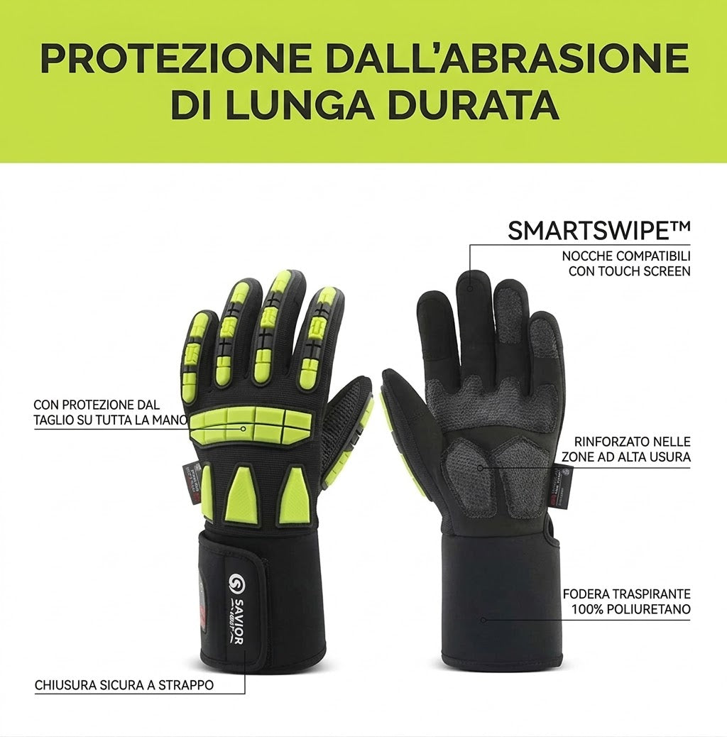 FIXORA™ Guanti Riscaldati Smart | Protezione Termica Estrema per Moto e Outdoor