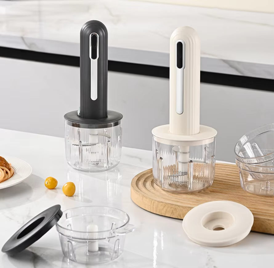 Tritatutto Elettrico Multiuso Senza Fili | Lame in Acciaio Inox