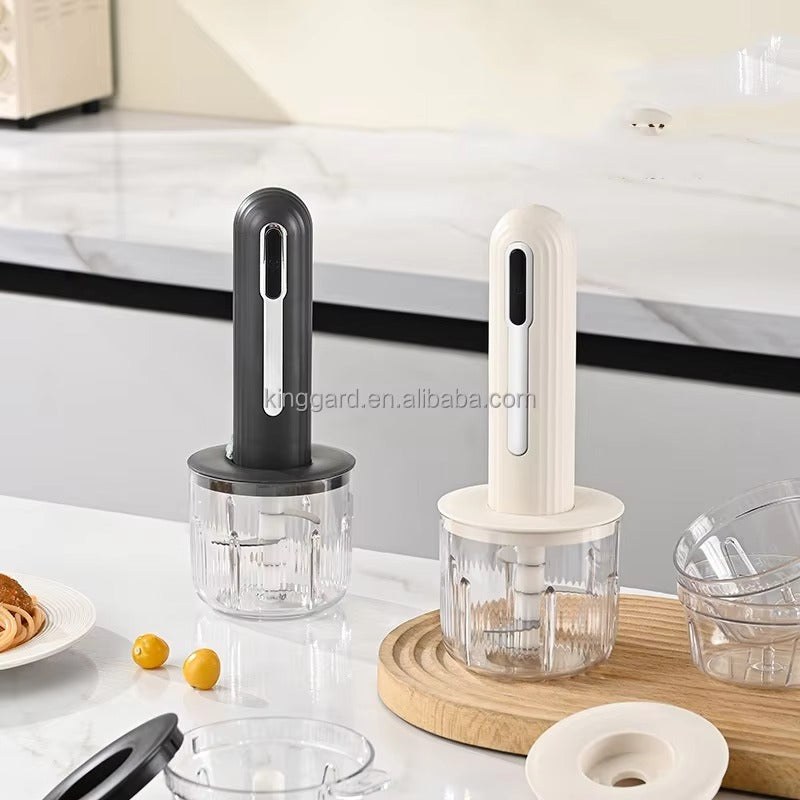 Tritatutto Elettrico Multiuso Senza Fili | Lame in Acciaio Inox