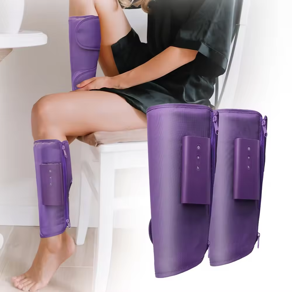 FIXORA™ Massaggiatore per Gambe a Compressione | Sollievo per Gambe Gonfie e Stanche