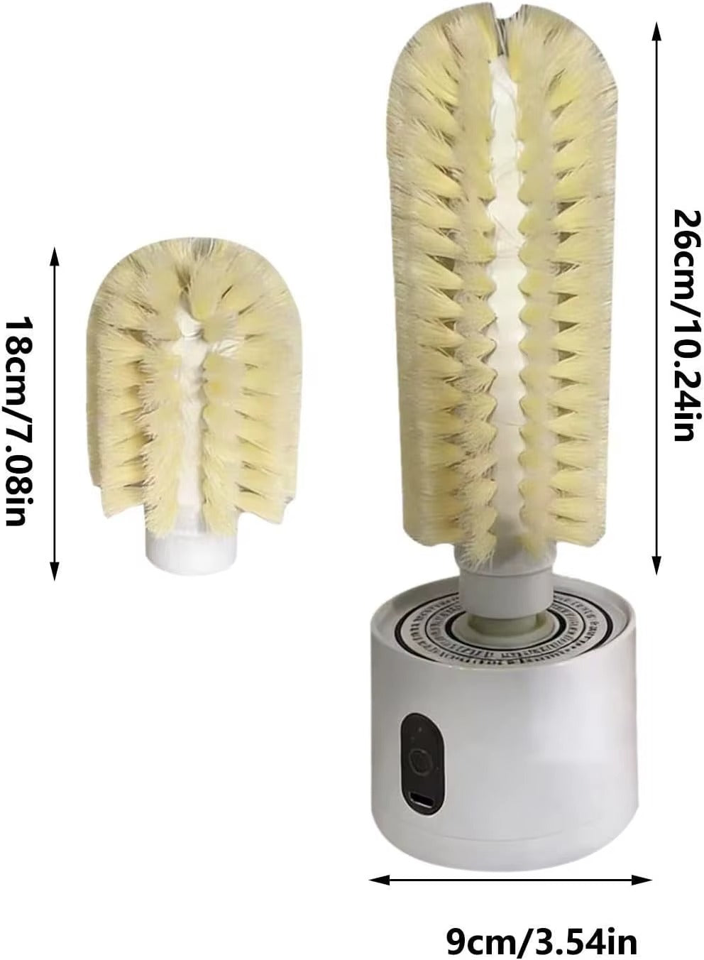 Spazzola Elettrica Lavabicchieri USB | Pulizia Rapida a 360°